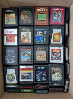 Atari 2600 5200 7800 Games Lot - Pick & Choose - Tested & Working - Combined S&H