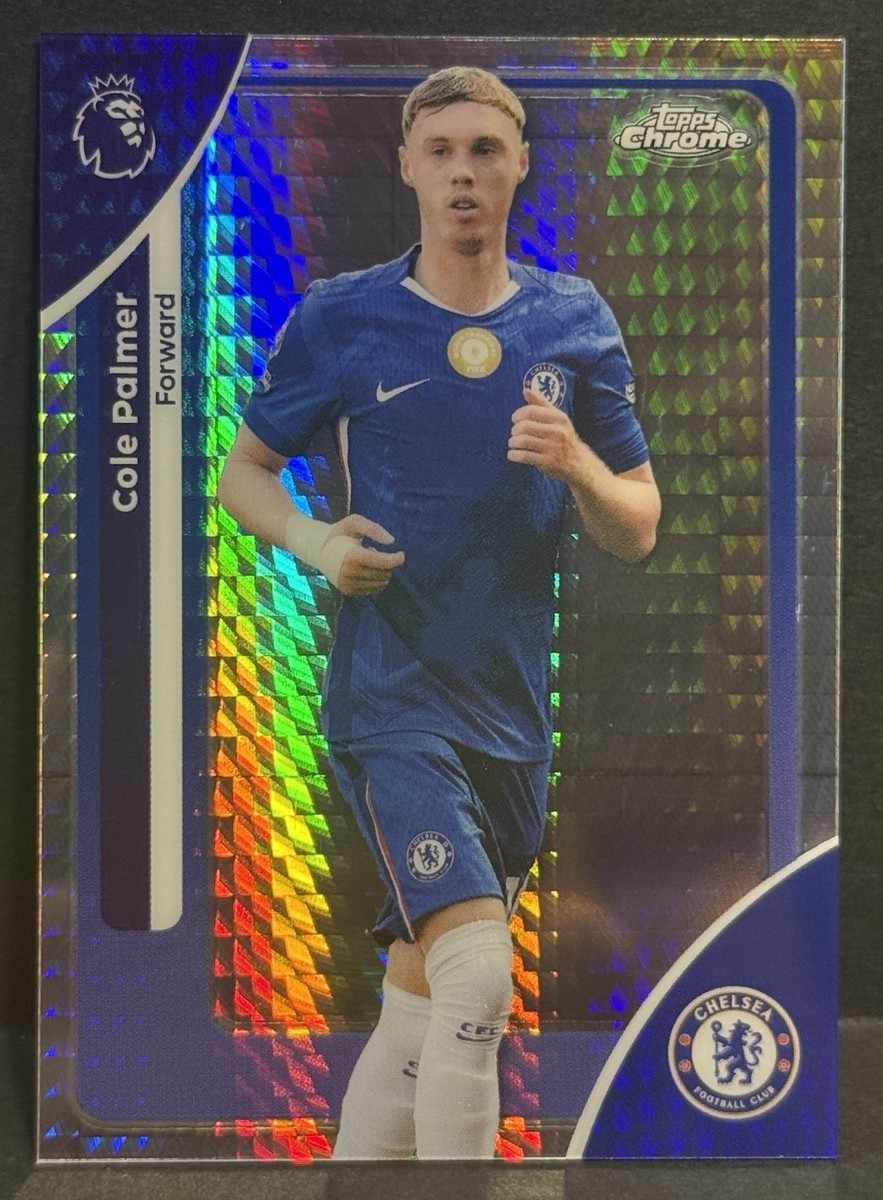 【新品未開封レア盤1000枚限定】Platinum Pied Pipers 2026 Topps Chrome Premier League EPL Chelsea Cole Palmer Prism