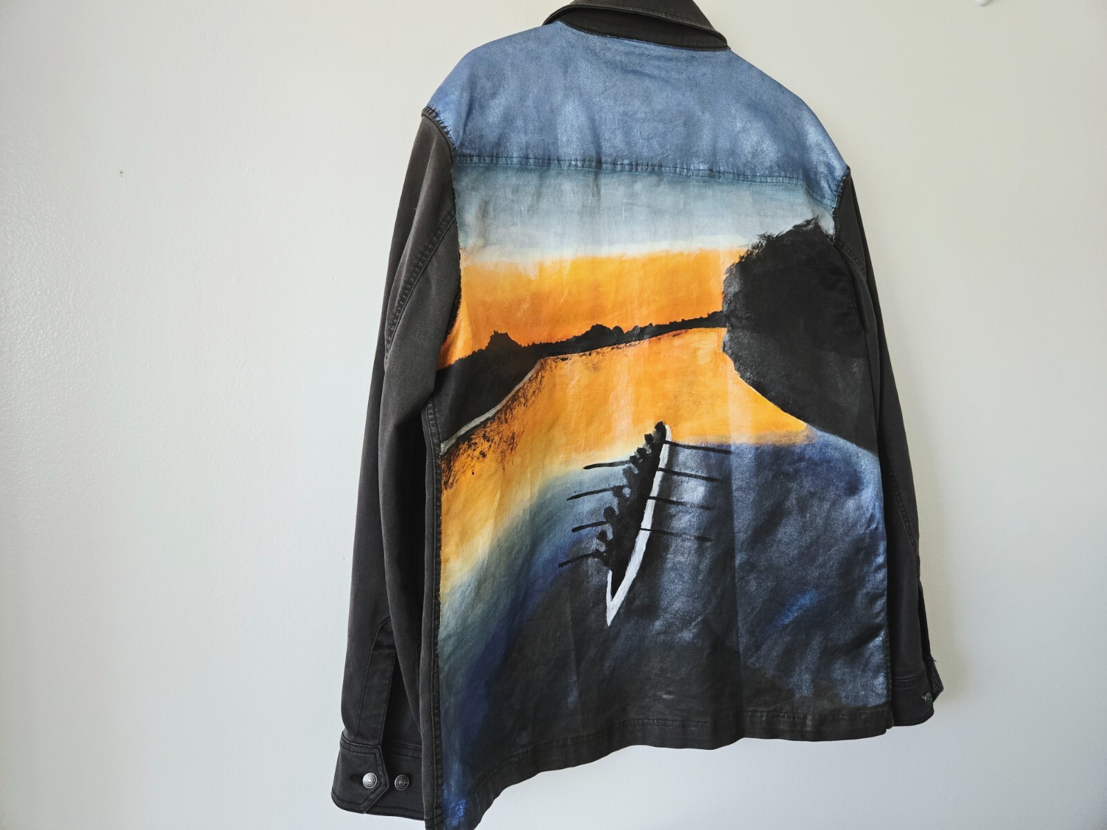 FILA Giacca uomo GRAPHIC Slate & Stone Denim taglia L ardesia e pietra denim vogatore