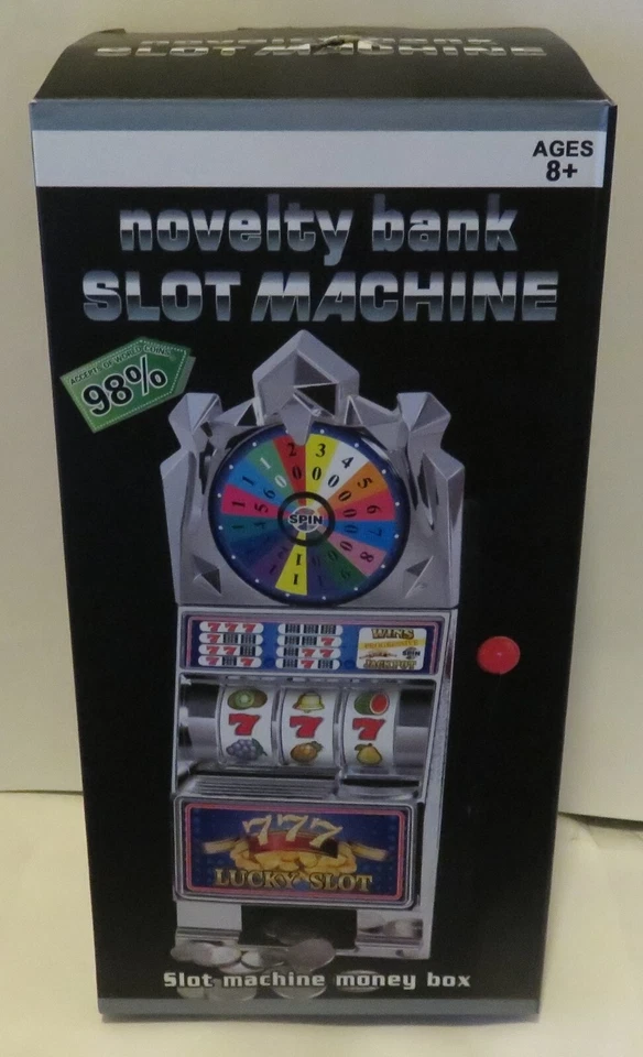 Slot Machine Casino 777 Jackpot Money Bank Accept Real Coins - image 2 of 4