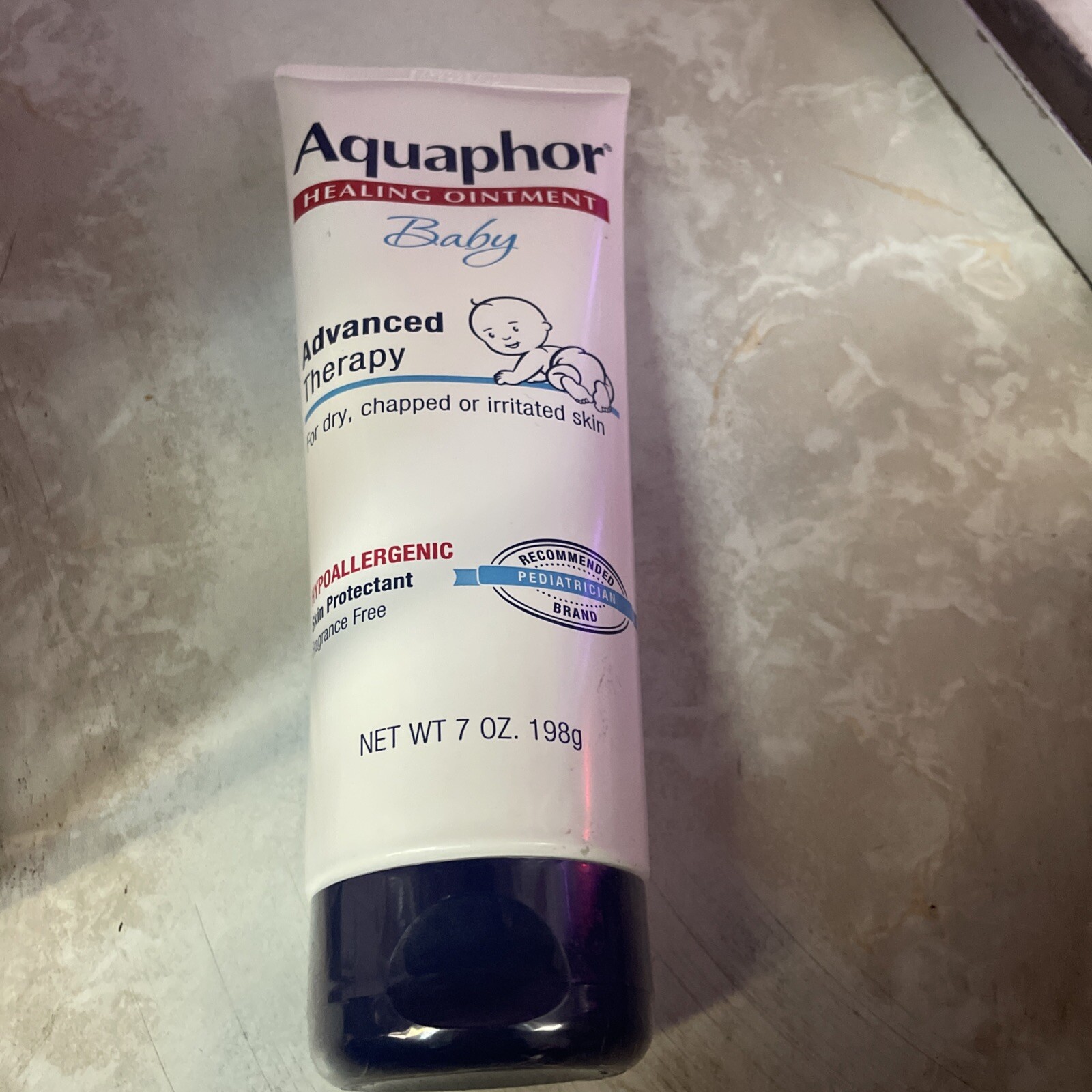 Aquaphor Baby Healing Ointment Advanced Therapy Skin Protectant 7 Oz Tube