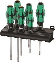 Wera 334/355/6 Kraftform Plus Lasertip Screwdriver Set 6 Teile 05105656001