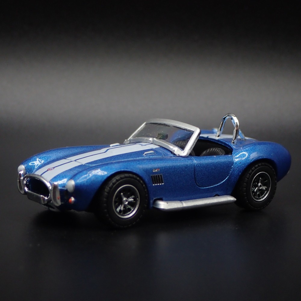 1965 Shelby Cobra 427 SC Blue 1:64 Scale Diecast Model Car Collectible