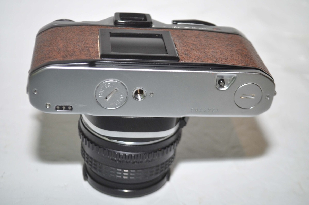 PENTAX ME SE Brown Leather 35mm SLR Camera with 50mm f1.7