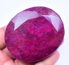 780.5 CT Natural Huge Red Ruby Certified Earth-Mined Oval Cut Loose Gemstone