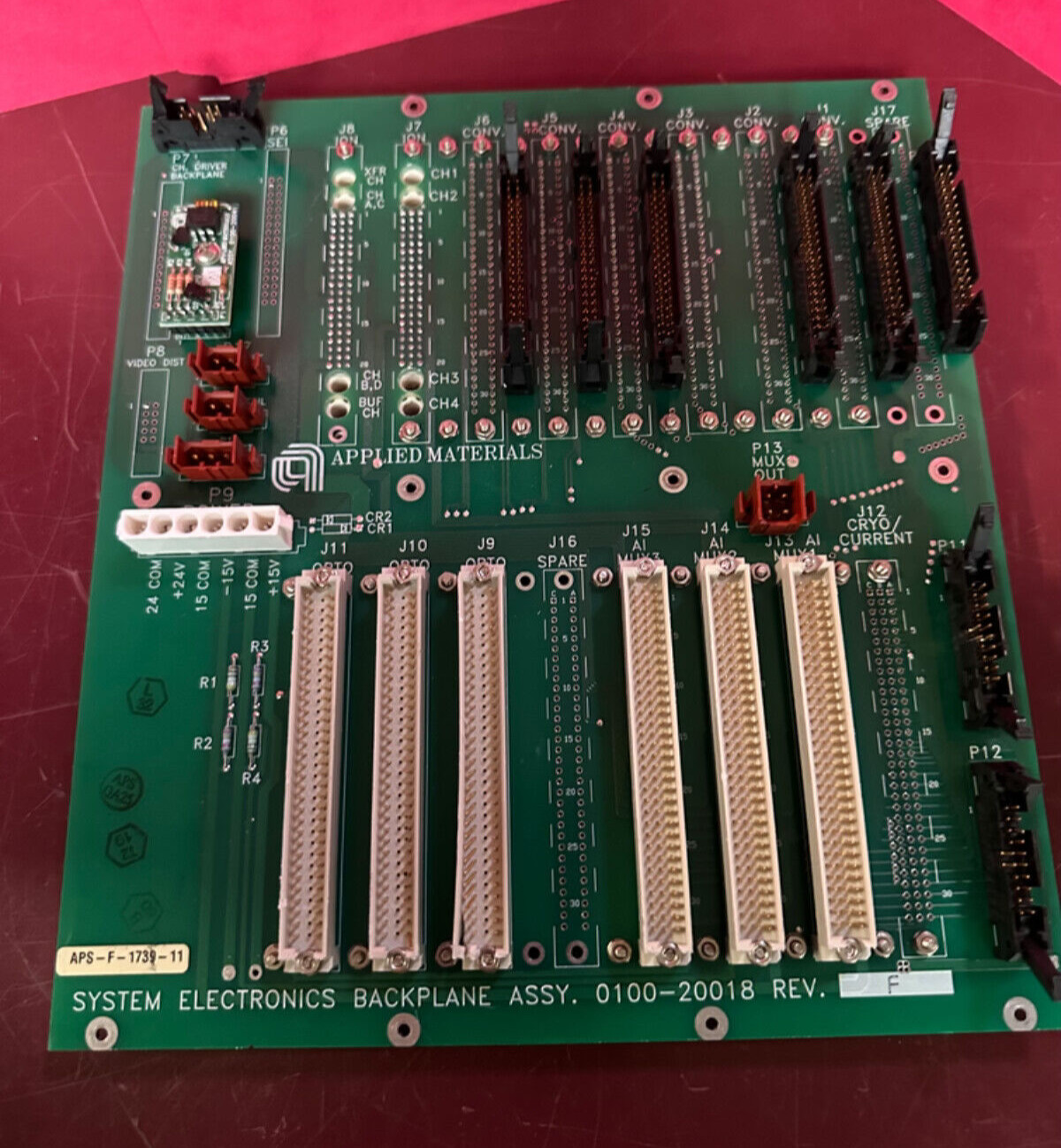 AS IS UNTESTED Applied Materials AMAT PCB Assy 0100-20018