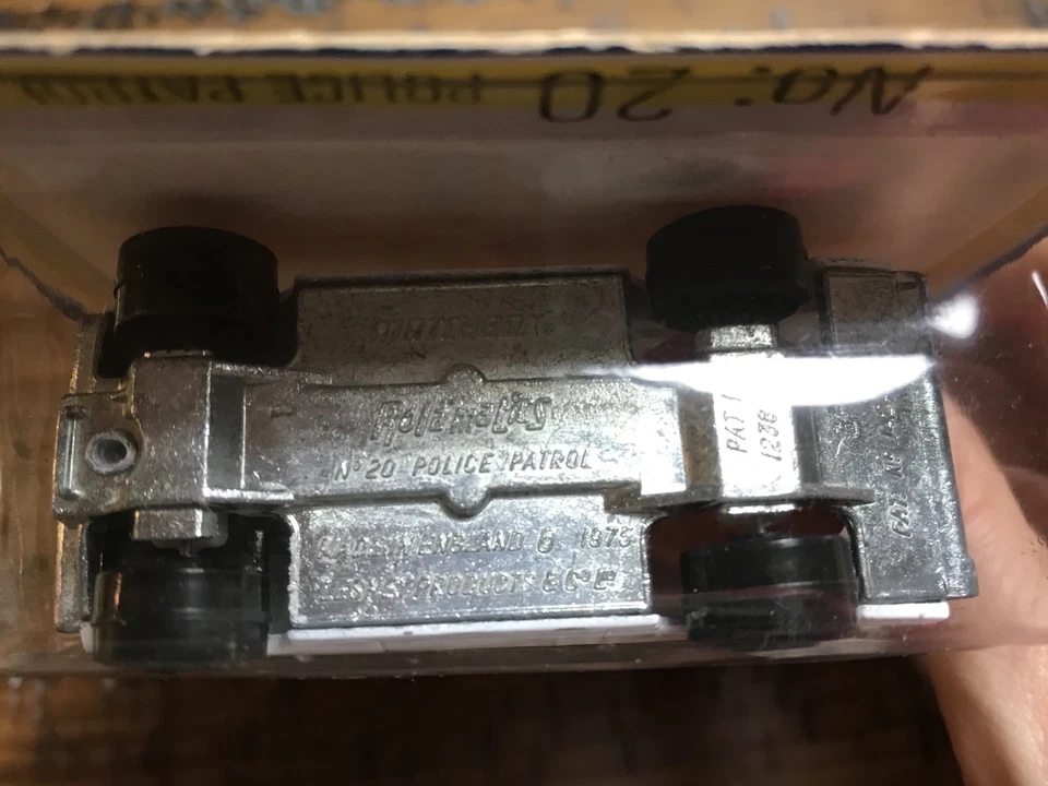 1975 MATCHBOX Rola-Matics by LESNEY 20 Police Patrol Range Rover Unused in Blist - Image 4 of 4