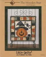 Little Quilts Squared- October Scare, From The Wooden Bear Designs Little Quilts Squared- October Scare, From The Wooden Bear Designs