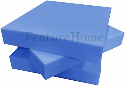 HOCHWERTIGER PREMIUM BLAU POLSTERSCHAUM QUADRATE & RECHTECKE - ALLE TIEFEN