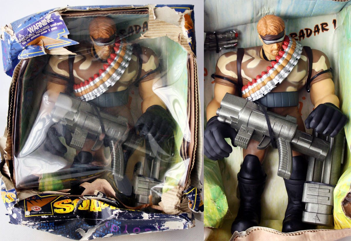 RARE 2001 XTREME SOLDIERS RADAR 1 ACTION FIGURE SUNCO NEW IN