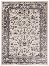 Traditional Klassischer Orientteppich Vintage Teppiche in Weiß Beige