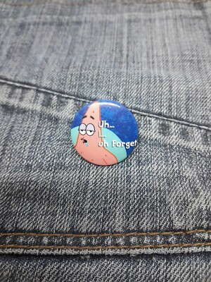 Offizieller Spongebob Schwammkopf ''Patrick'' Pin Anstecker Button (25mm) Merchandise