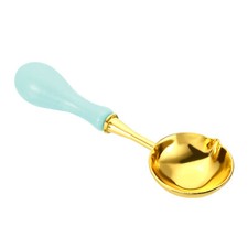 4" Cire Sceau Cuillère Étanchéité Fonte pour Cire Sceau Tampon Enveloppe Vert