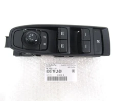 Genuine OEM Subaru 83071FL650 Power Window Main Switch 2018-2021 Crosstrek