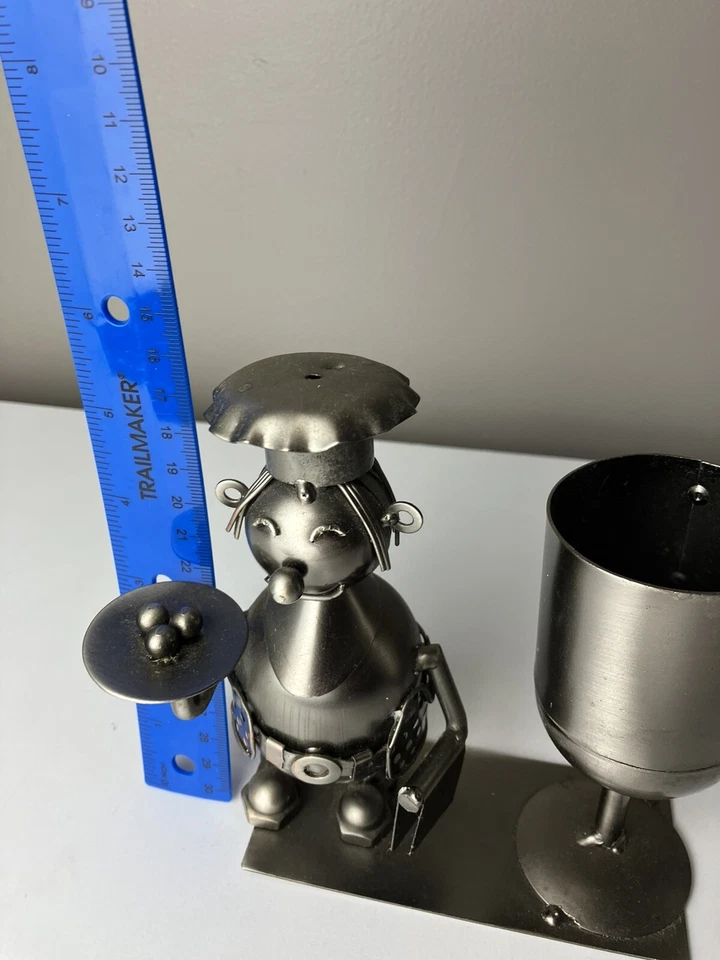 Waiter Server Butler Metal Wine Caddy Bottle Holder - Изображение 2 из 4