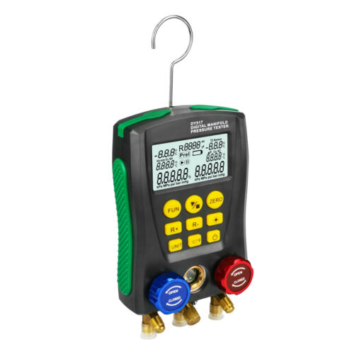Refrigeration Digital Manifold Gauge HVAC Vacuum Pressure Temperature Tester - Picture 2 of 8