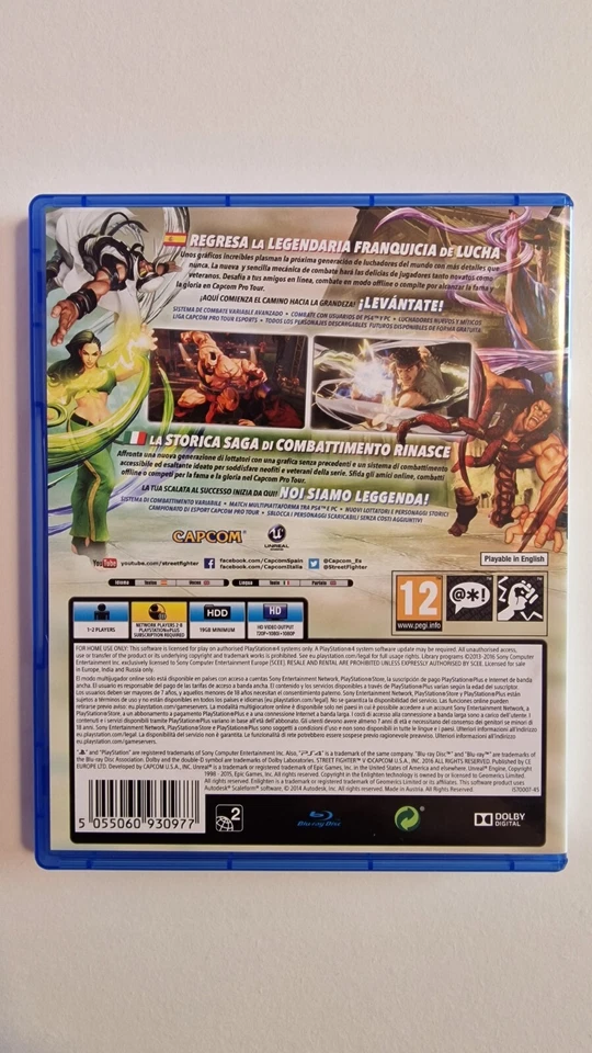 🔴 STREET FIGHTER V SONY PLAYSTATION 4 PS4 PAL ESPAÑA SE COMBINA ENVÍO - Imagen 2 de 4