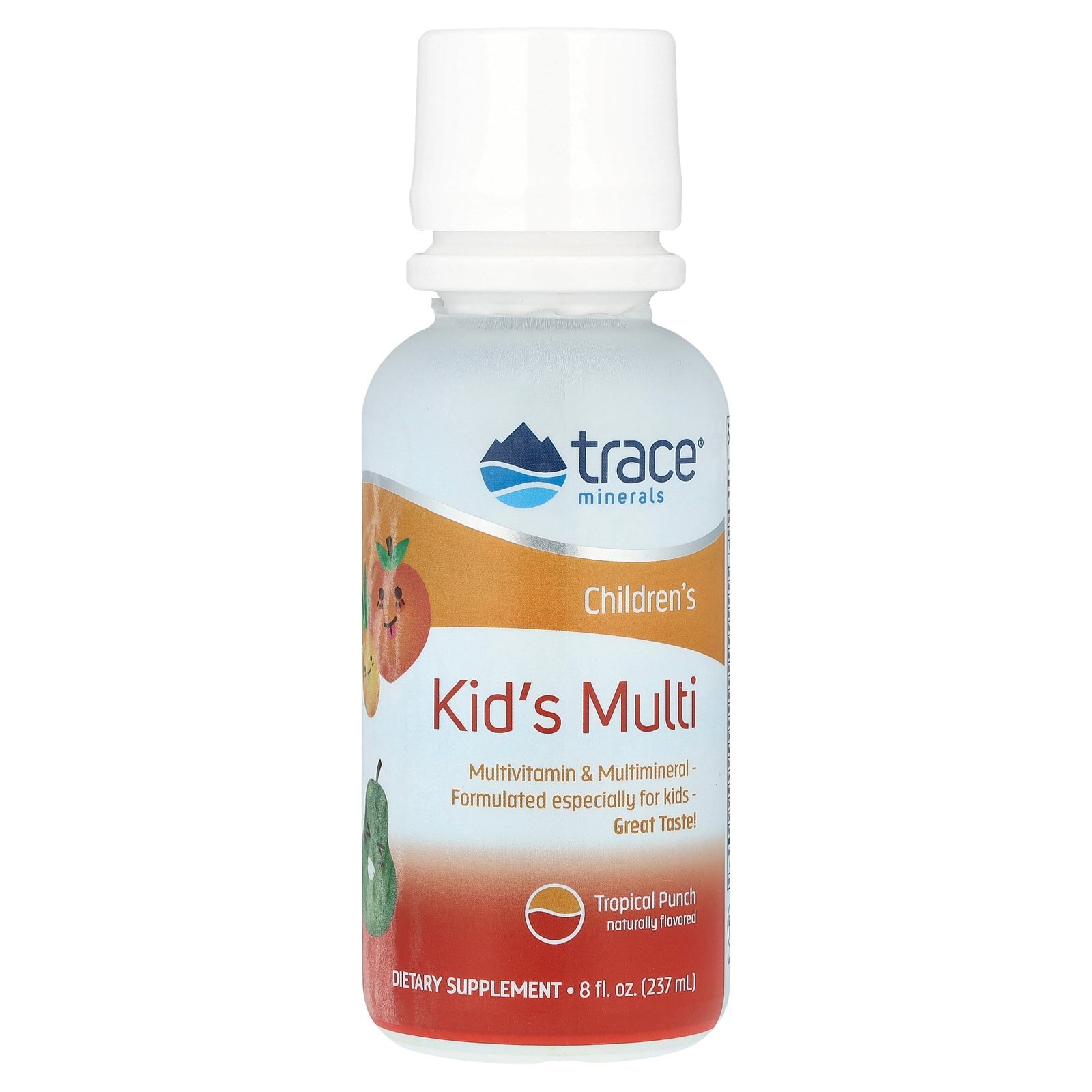 Trace Minerals Research Kids Multi Citrus Punch 8 жидких унций, 237 мл, без аллергенов,