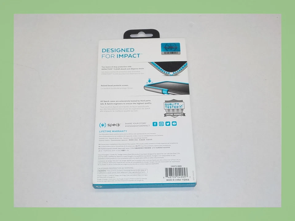 Funda Speck Presidio Clear Series para Google Pixel 2 XL - Transparente Foto 3 de 3