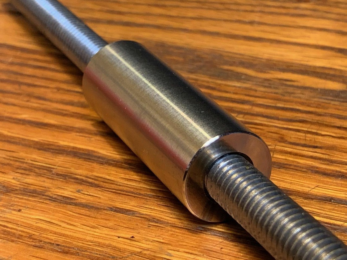 EXTSW 3/8" ID X 3/4" OD X 5/8 Inch Long 304 Stainless Spacer - Foto 3