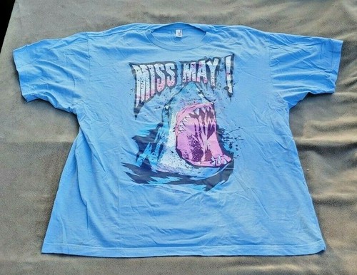 Miss May I Jaws Shark T shirt Punk Rock 