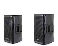 2x DJ PA 8" 2 vie diffusore cassa monitor suono 150 watt 8 ohm nero