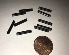ROLL PINS 3/32" x 5/8" PINS STEEL 10 PINS f/a Slotted Pins