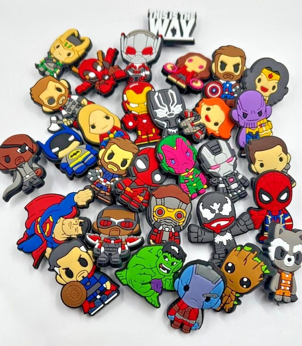 Marvel Croc Shoe Charms Avengers Superhero eBay