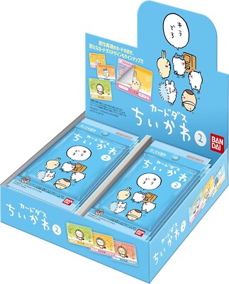 Bandai Carddass Chiikawa 2 (Pack) (BOX) 20 packs Blue New from
