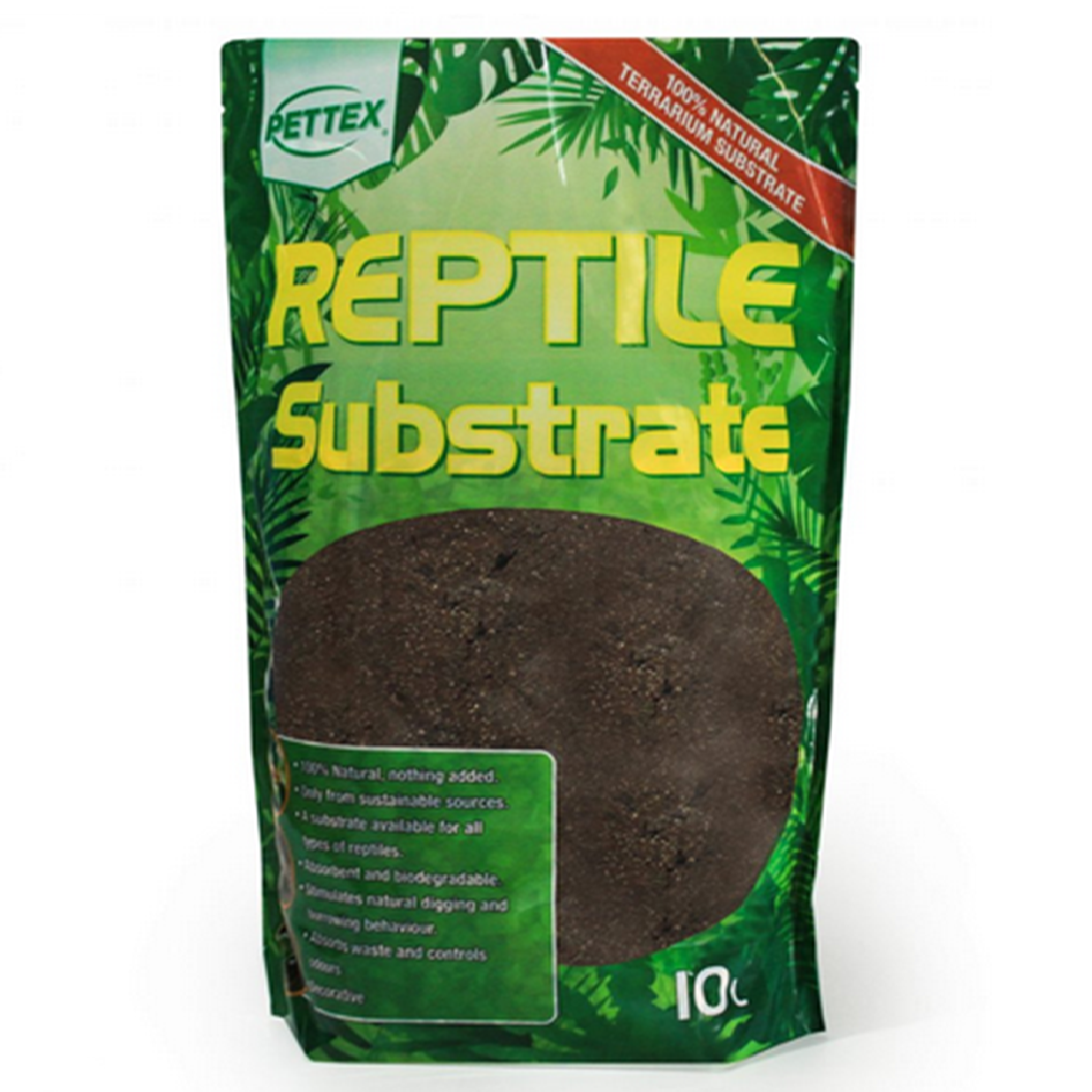 TORTOISE - (10 Litres) - Pettex Reptile Substrate Pellets Lizard Terrain Bedding