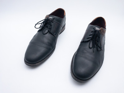bugatti Herren Businessschuh Halbschuh Schnürschuh schwarz Gr 43 EU Art 32230-98