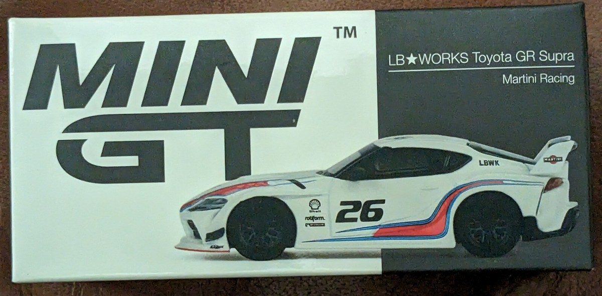 MINI GT #296 - Liberty Works Toyota GR Supra - Martini