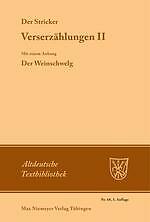 Verserzählungen Ii | Buch | 9783110482188