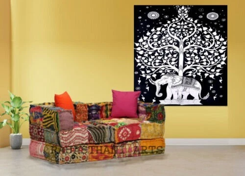Vintage floor couch online