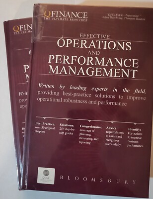 Effective Operations and Performance Management Hardcover - FREE SHIPPING !