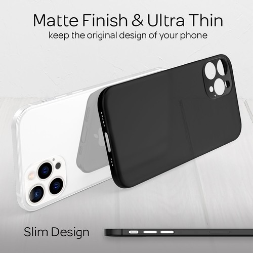 Funda rígida ultra delgada transparente Slim Fit para iPhone 13 Pro - 0,3 mm - Imagen 6 de 15
