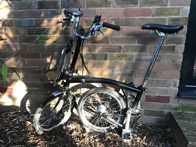 brompton folding bike c line Explorer Speed Black Lacquer UK