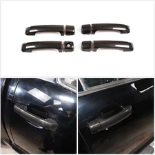 ABS Carbon Fiber Side Door Handle Cover Trim For Toyota Tundra 2007-21 US