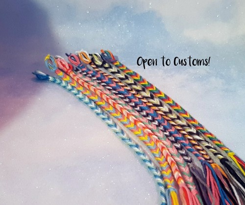 Pride Flag Friendship Bracelets two sizes - Flags Lesbian Gay Non binary, Bisexu - 第 1/7 張圖片