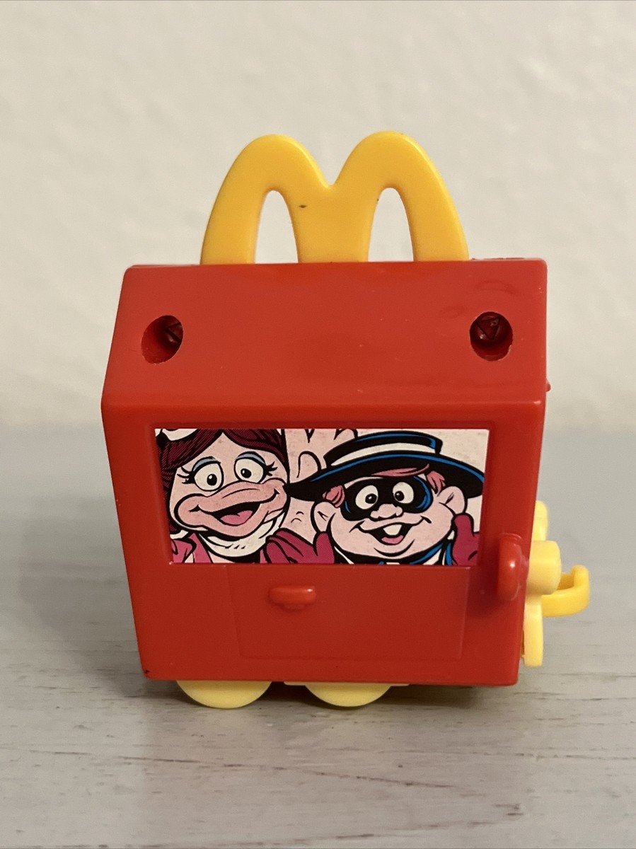 MCDONALD'S HAPPY MEAL RONALD MCDONALD DRIVING TRAIN CART VNTG