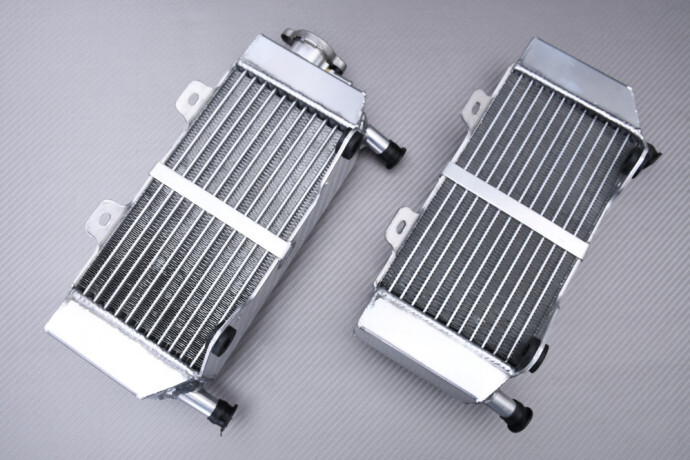Radiateurs renforcés AVDB pour Honda CRF 250 R évitant la surchauffe moteur en motocross