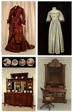 LOT OF 4 Fremont OH Rutherford B Hayes Museum antiques fashion postcards