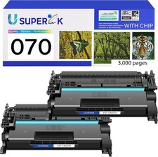 2 Pack Replacement Canon 070 Toner Cartridge MF465dw MF462dw LBP247dw LBP246dw