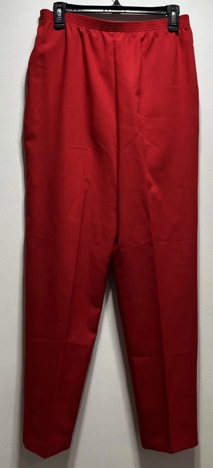 Calça de poliéster vintage Levis 10 AVG 28x30 bolsos elásticos cintura alta - Imagem 2 de 4