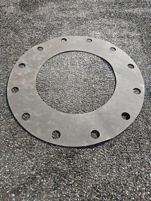 (QTY 5) Garlock 19'' Outer Diameter Full Face Gasket 12-Bolt Holes