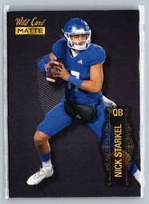 2022 Wild Card Matte #MB-118 Nick Starkel Black