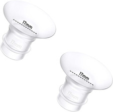 2PCS Flange Insert 17Mm Compatible with Momcozy M9/M6/M5/S12 Pro/S9 Pro/S12/Mede