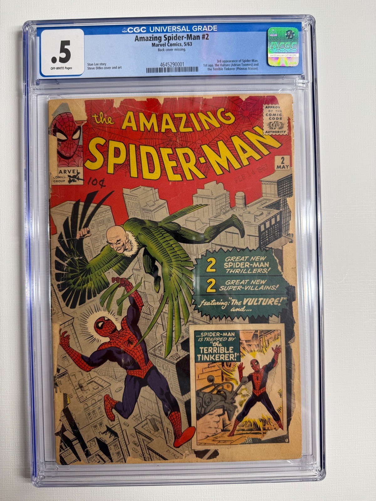 アメコミリーフ Amazing Spider-Man #2 CGC 9.8 アメコミリーフ
