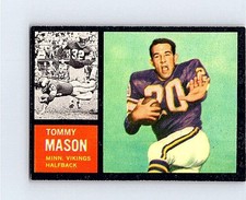 1962 TOPPS FOOTBALL #94 TOMMY MASON      (SP) NRMT TK
