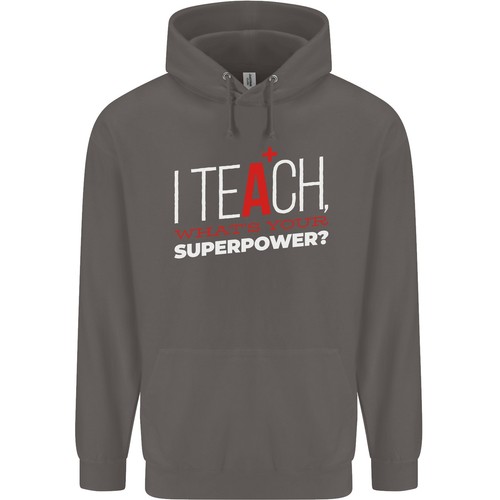 Enseño Cuál Es Tu Superpoder Sudadera Divertida Para Hombre 80% Algodón - Imagen 4 de 29